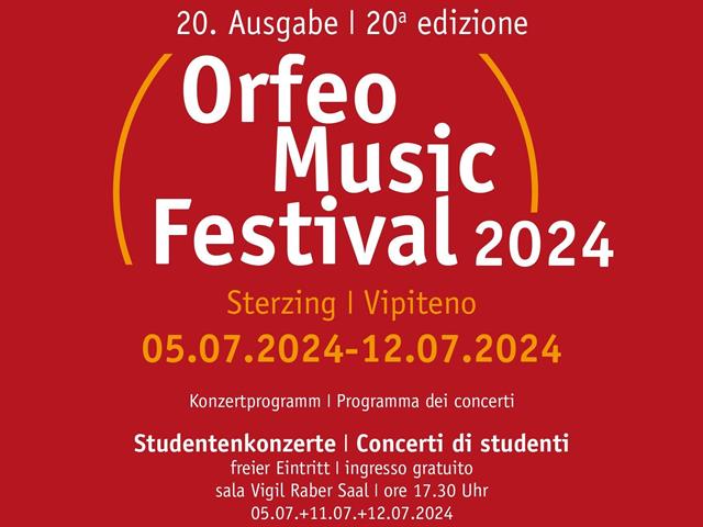 Foto für Orfeo Music Festival - Closing Orfeo Academy Concert